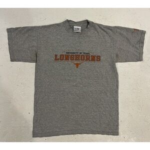 Vintage University‎ Texas Longhorns Shirt Mens Small Oversized Timeout Gray